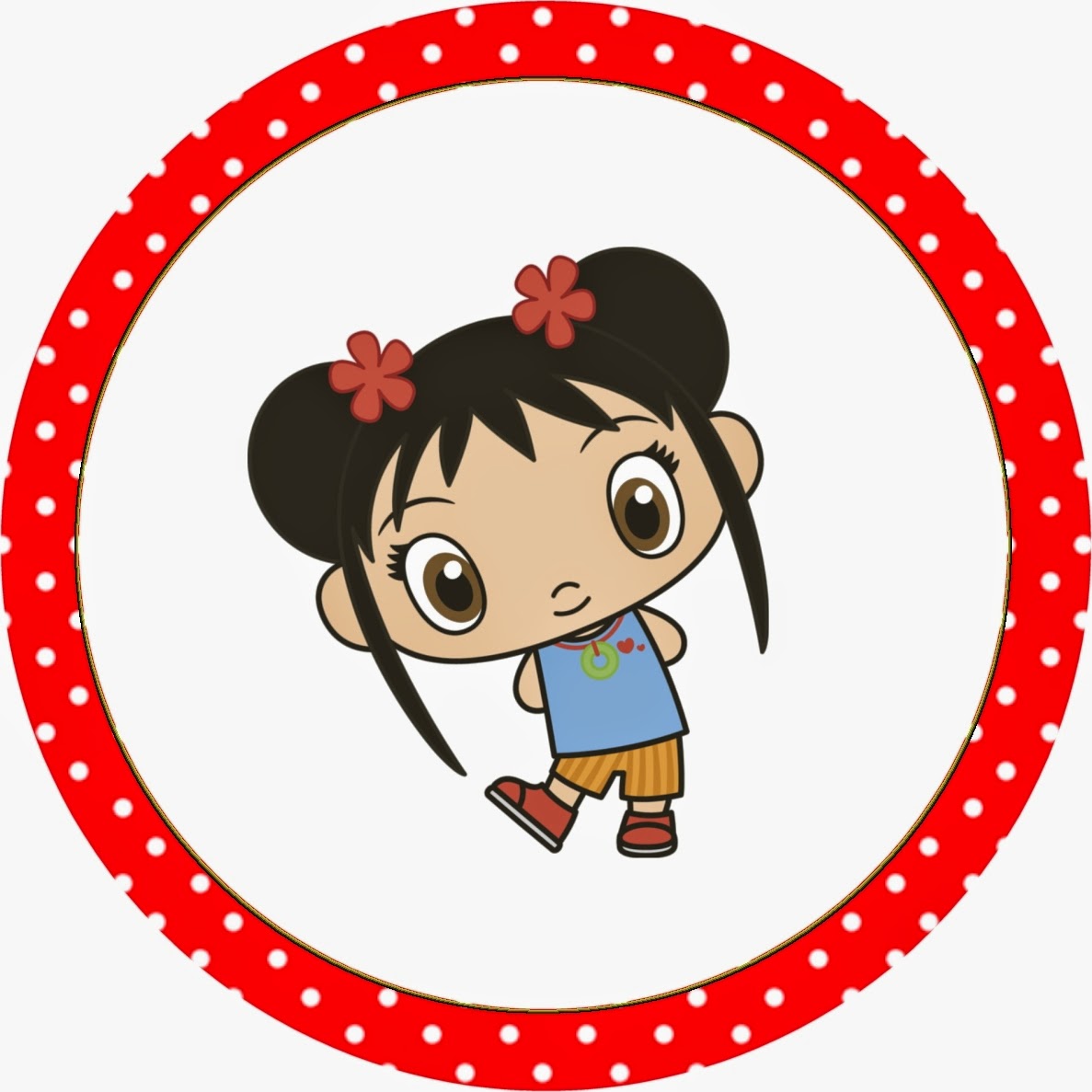 Ni Hao Kai Lan: Etiquetas para Candy Buffet para Imprimir Gratis. Toppers o Etiquetas de Ni Hao Kai Lan para imprimir gratis.