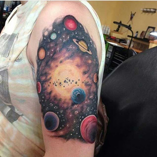 Estes planetas em órbita