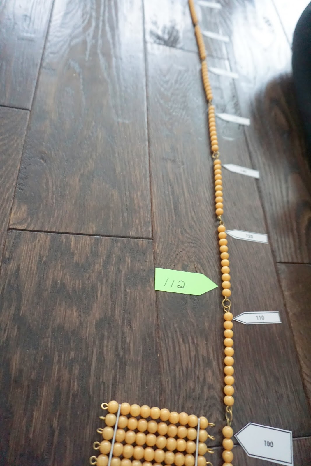 Montessori Bead Chains DIY Printable Beads, Use and Storage Ideas