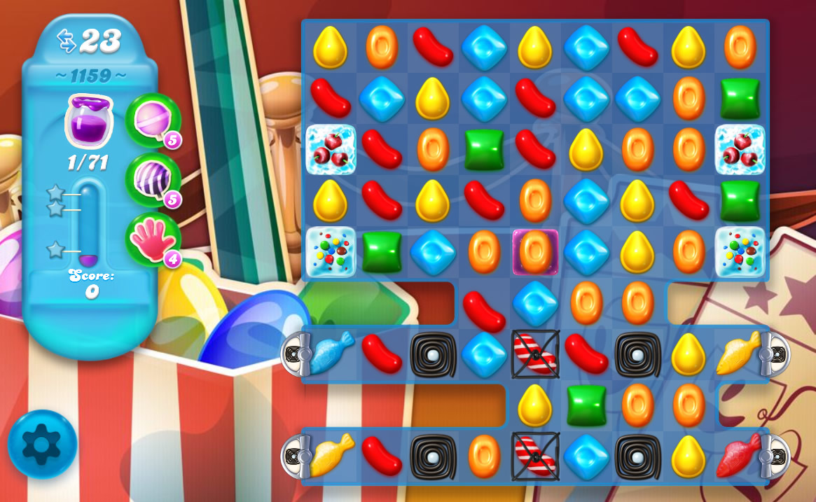 Candy Crush Soda Saga level 1159 Candy Crush Soda Saga level 1159