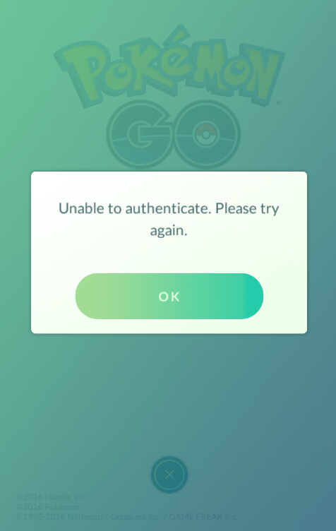 nox player pokemon go unable to authenticate nox player pokemon go unable to authenticate