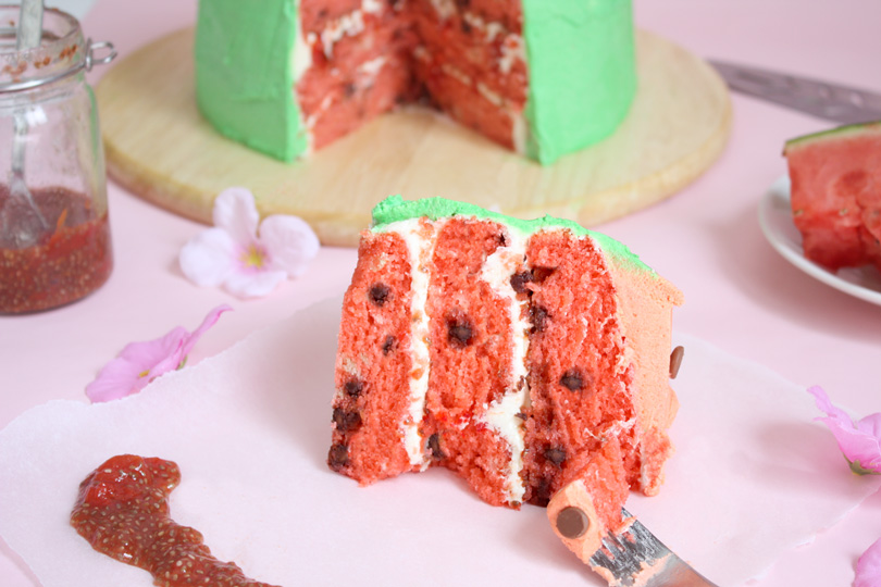vegan watermelon cake
