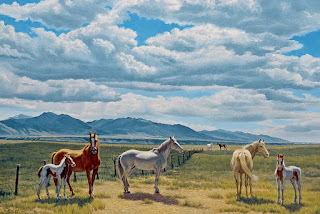 pintura-realistas-de-caballos-y-venados caballos-pinturas-realistas