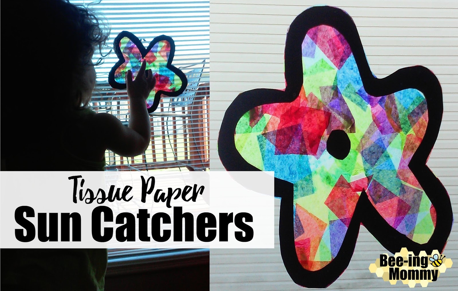 Tissue Paper Sun Catcher