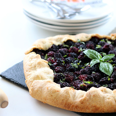 Tarte rustique mûres & basilic Illustration 2 tarte rustique mûres & basilic