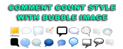 Make your comment count stylish with bubble images