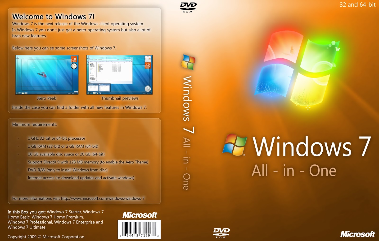 Windows 7 All in One ISO - ADM Ultimate Power