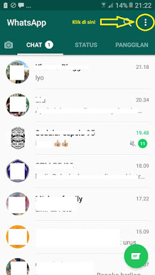 Cara agar status Whatsapp tidak terlihat oleh Pasangan 1