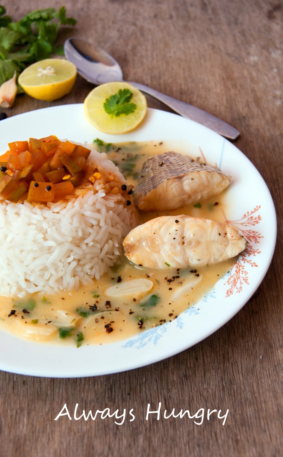 Always Hungry Fish in Garlic Lemon Butter Sauce