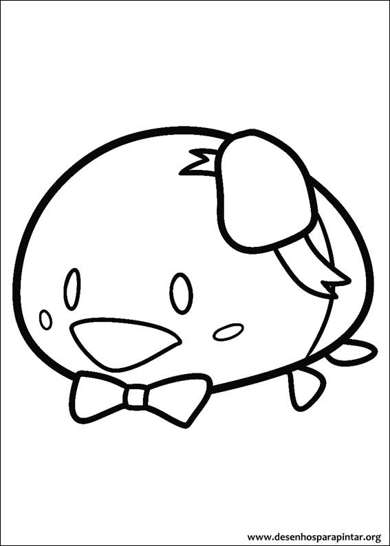 Coloring pages for kids free images: Disney Tsum Tsum free ...