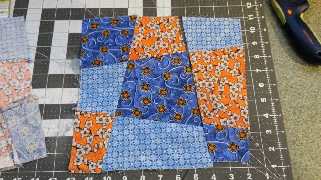 twobluecrows Crazy Fun 9Patch Quilt Blocks Text/image Tutorial