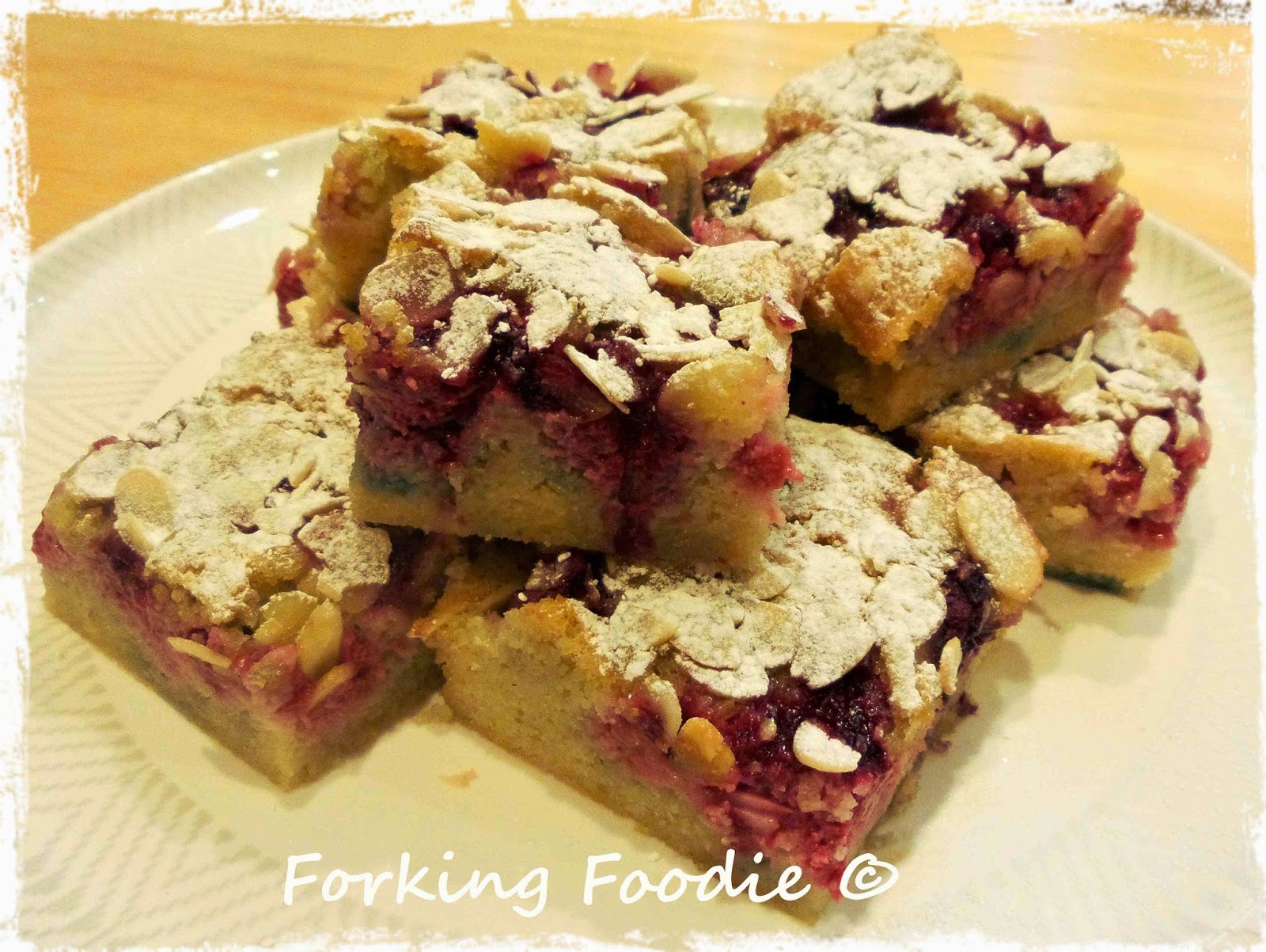Forking Foodie: Raspberry Bakewell Magic Bean Cake (or Cherry Bakewell ...