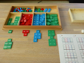 Family FECS: Montessori Activity: Stamp Game - Dynamic Subtraction