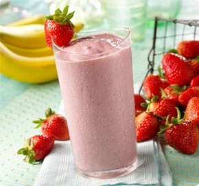 strawberry banana smoothie health summer