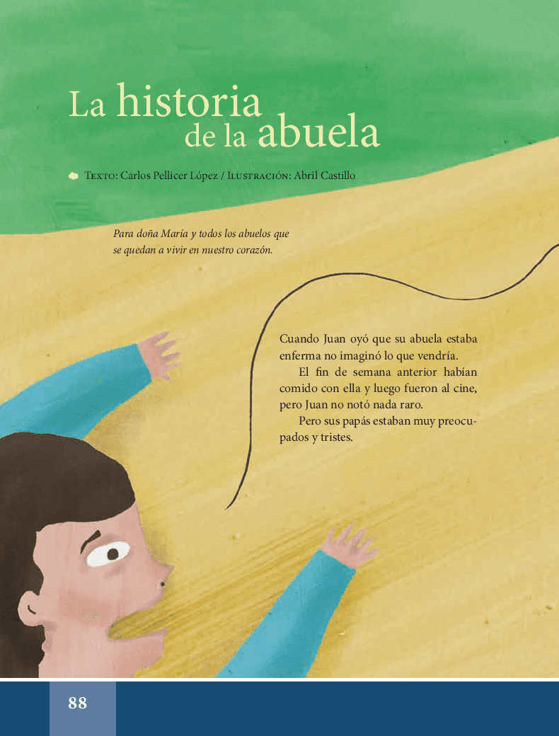 La historia de la abuela - Español Lecturas 6to 2014-2015 