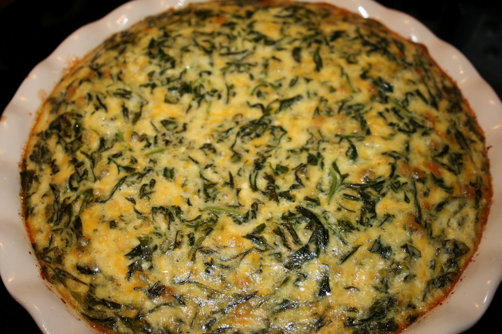 Cooking Mommy: Crustless Spinach Quiche