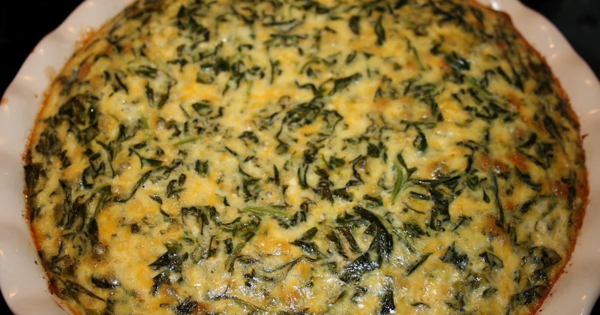 Cooking Mommy: Crustless Spinach Quiche