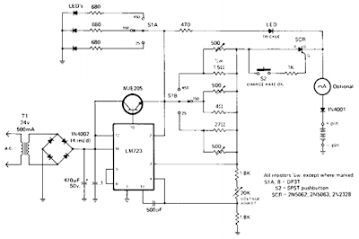 Simple Rapid Battery Charger Circuit Diagram | Electronic Circuit