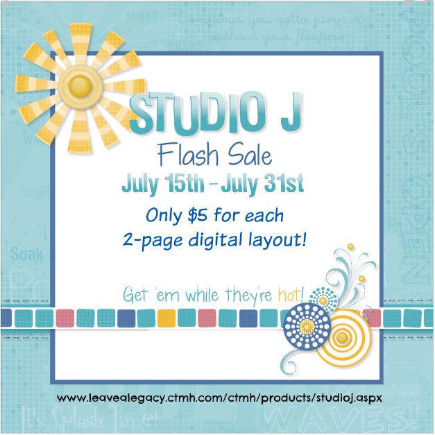 Karen Pedersen Studio J Digital Scrapbooking Sale Only Through July