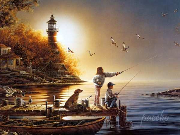 Terry Redlin Paintings Art Wallpaper