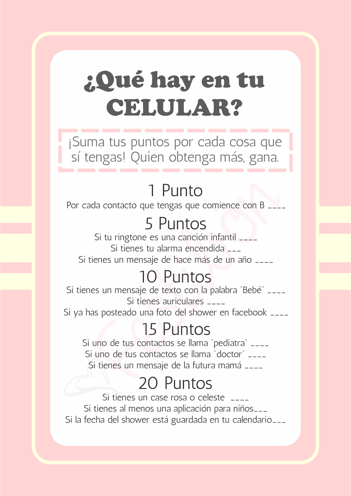 Juegos Para Baby Shower Que Vestia Mama Tengo un Juego
