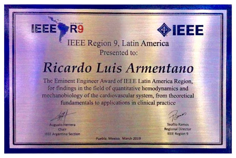 Ricardo ha sido distinguido con el premio de The Eminent Engineer