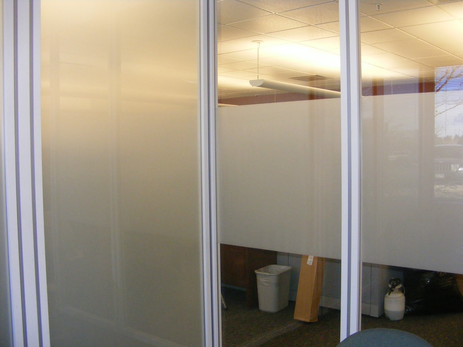 Clear View Window Films Frosted Window Film Provides Privacy Yet Keeps