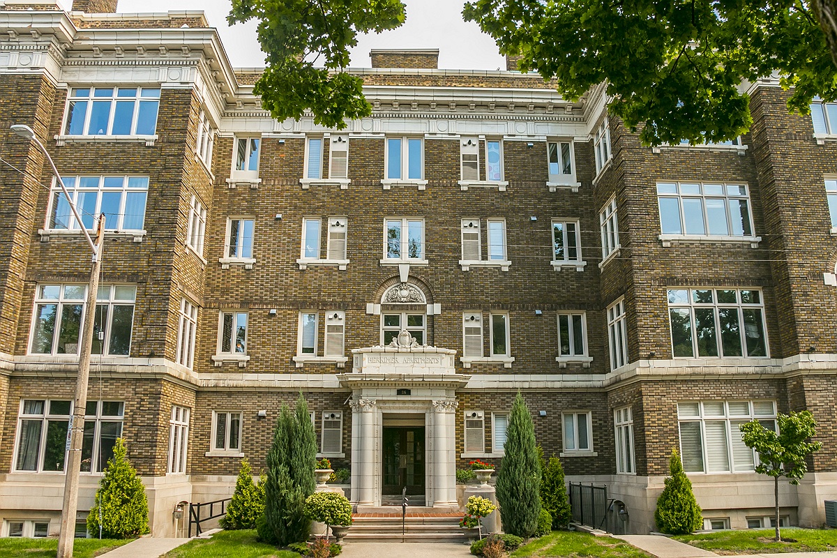 FRESH BRICK HERKIMER APARTMENTS circa 1915