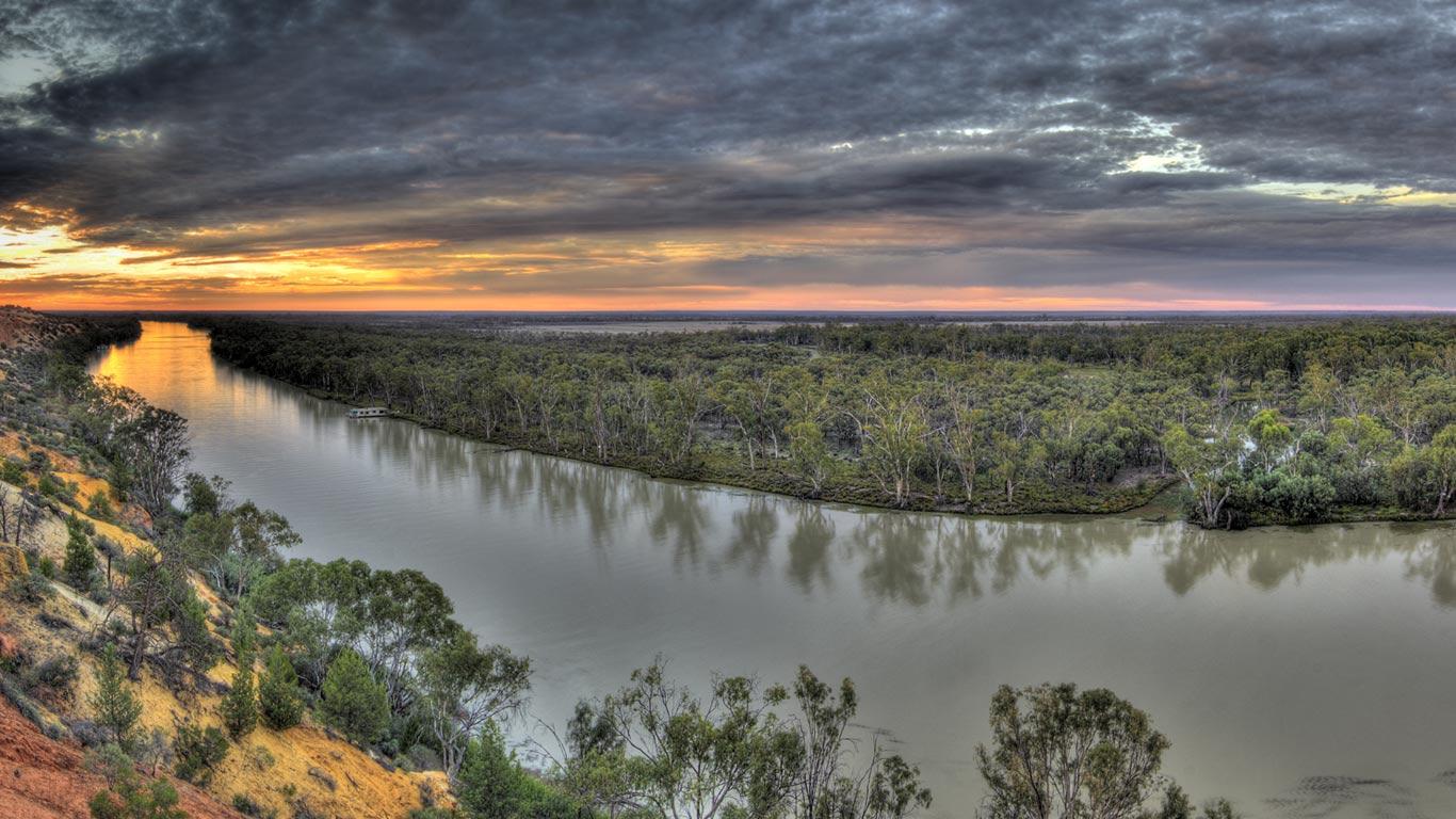 Murray River National Park In Australia © Ignacio Palacioslonely