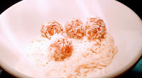 Chicken ball mix with rice Food recipe