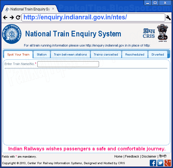 Latest Tips Tricks Info New Enhanced Train Enquiry