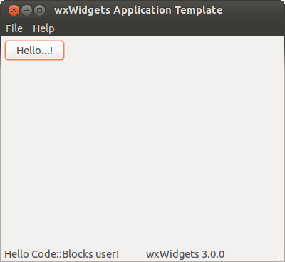 Linux-Buddy: Add Button to wxWidgets project