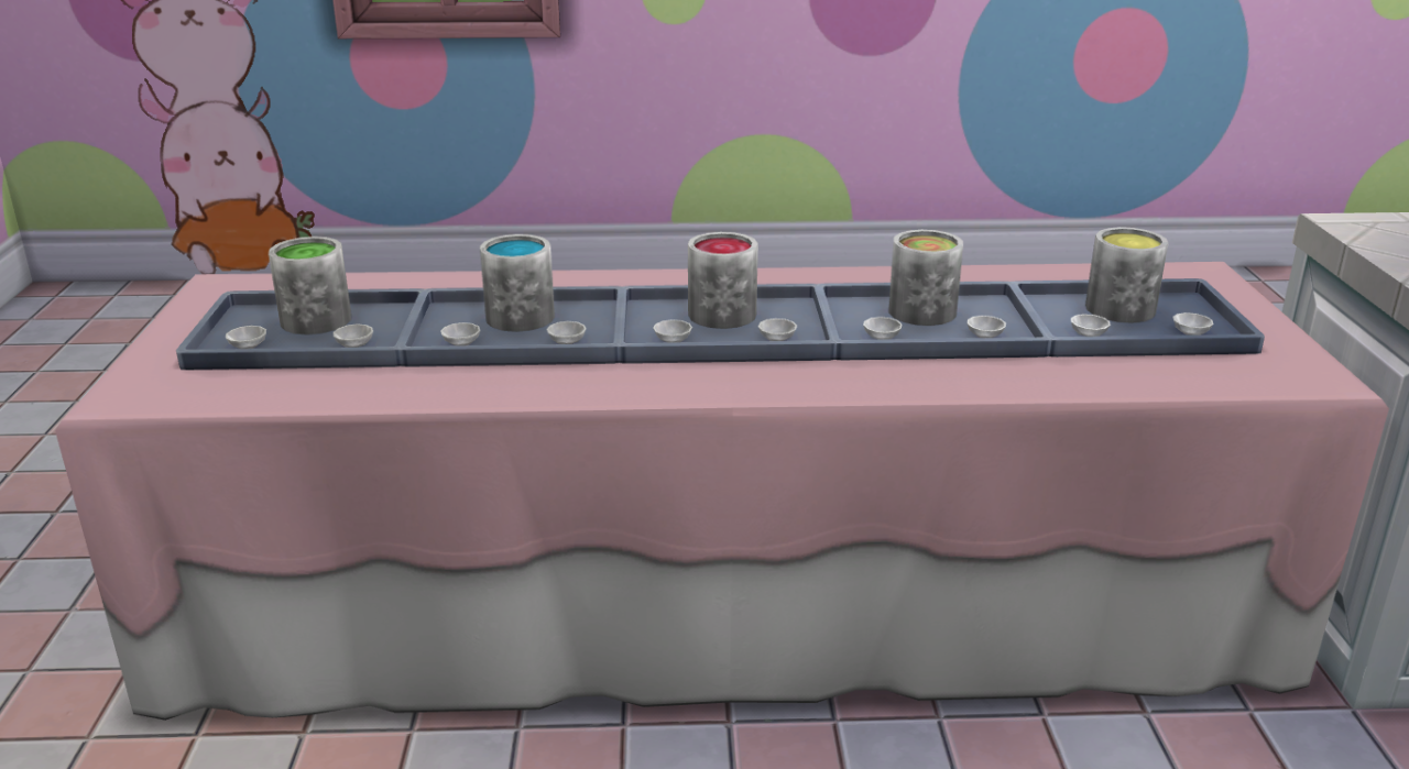 My Sims 4 Blog Ice Cream Buffet Table By Nekomimim0de Ice Cream Buffet Table By Nekomimim0de