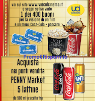 Coca-Cola e Penny Market vi portano al cinema! Logo Coca-Cola e Penny Market vi portano al cinema!