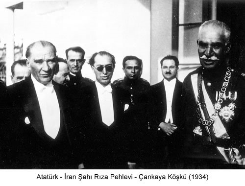 Atatürk Şah Pehlevi 1934 Fotoğraf
