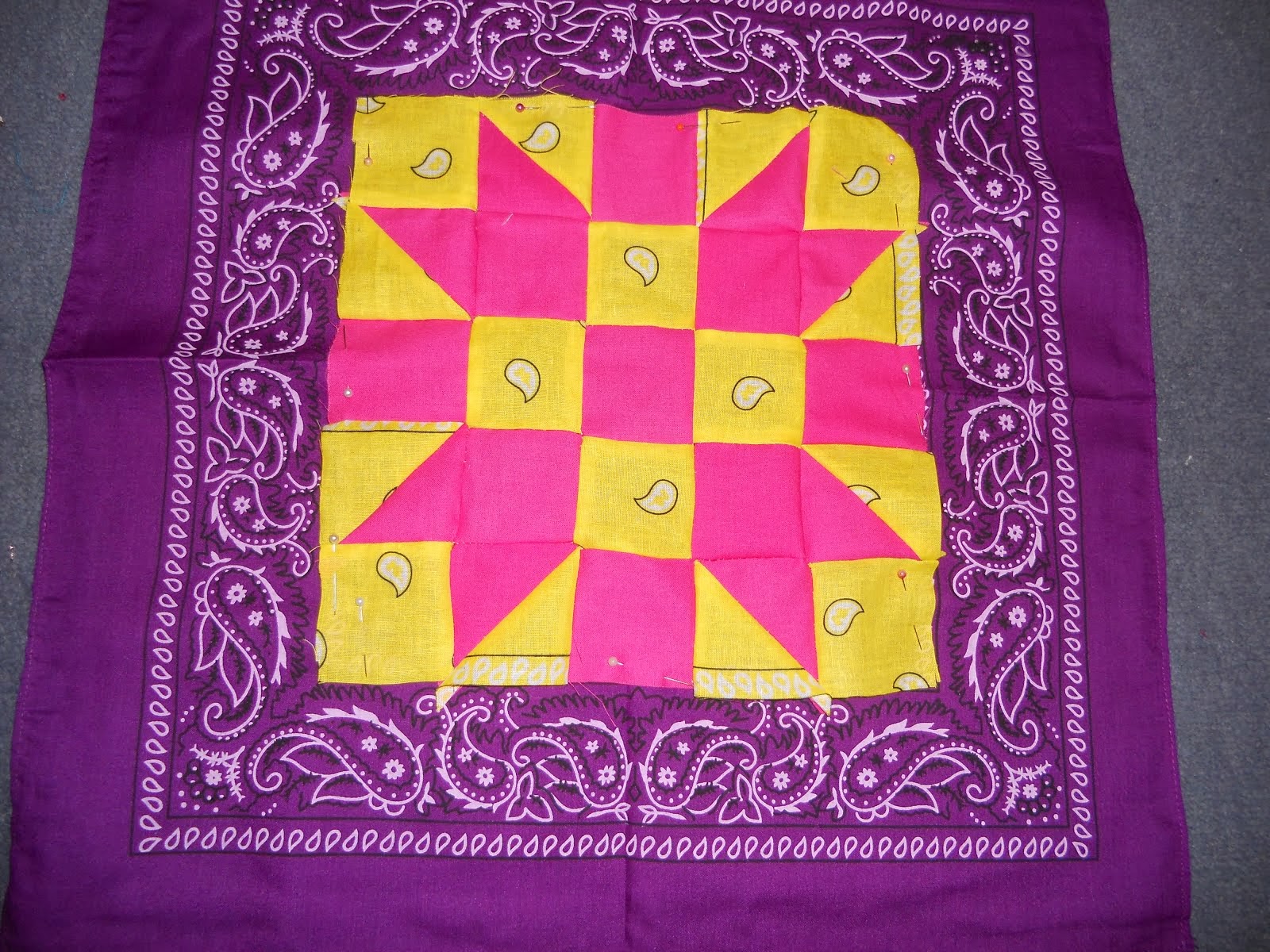 father's choice quilt block