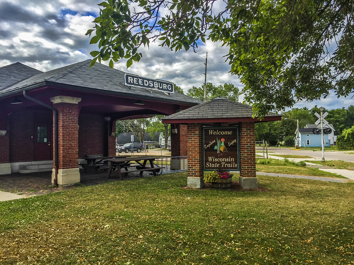 Reedsburg Depot on the 400 State Trail