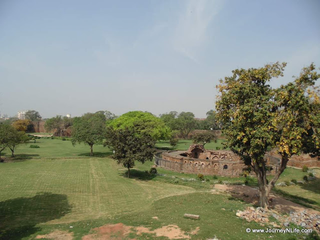 Feroz Shah Kotla Fort in Delhi, India