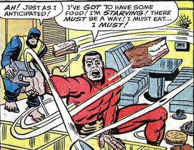 X-Men comic food
