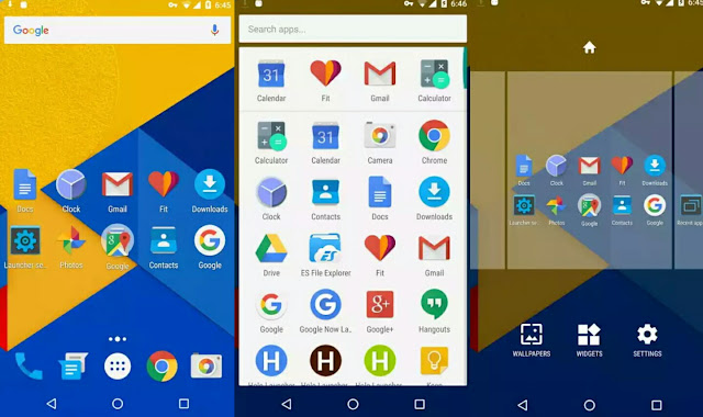 10 Launcher terbaik untuk android Holo Launcher