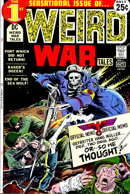 Weird War Tales v1 #1, 1971 dc bronze age comic book cover by Joe Kubert Weird War Tales v1 #1, 1971 dc bronze age comic book cover by Joe Kubert