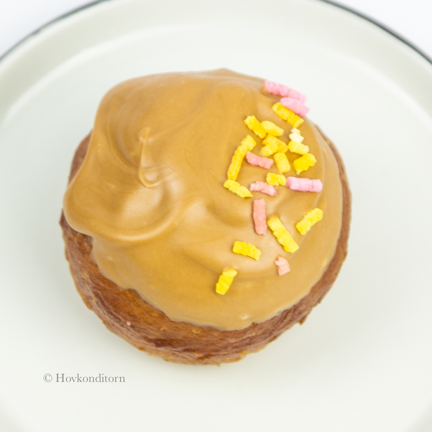 Donuts with Toffee Glaze