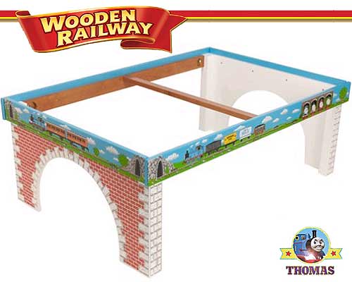 Engine Train Table Kids Furniture Playboard, Thomas The Tank Engine Wooden Table Game