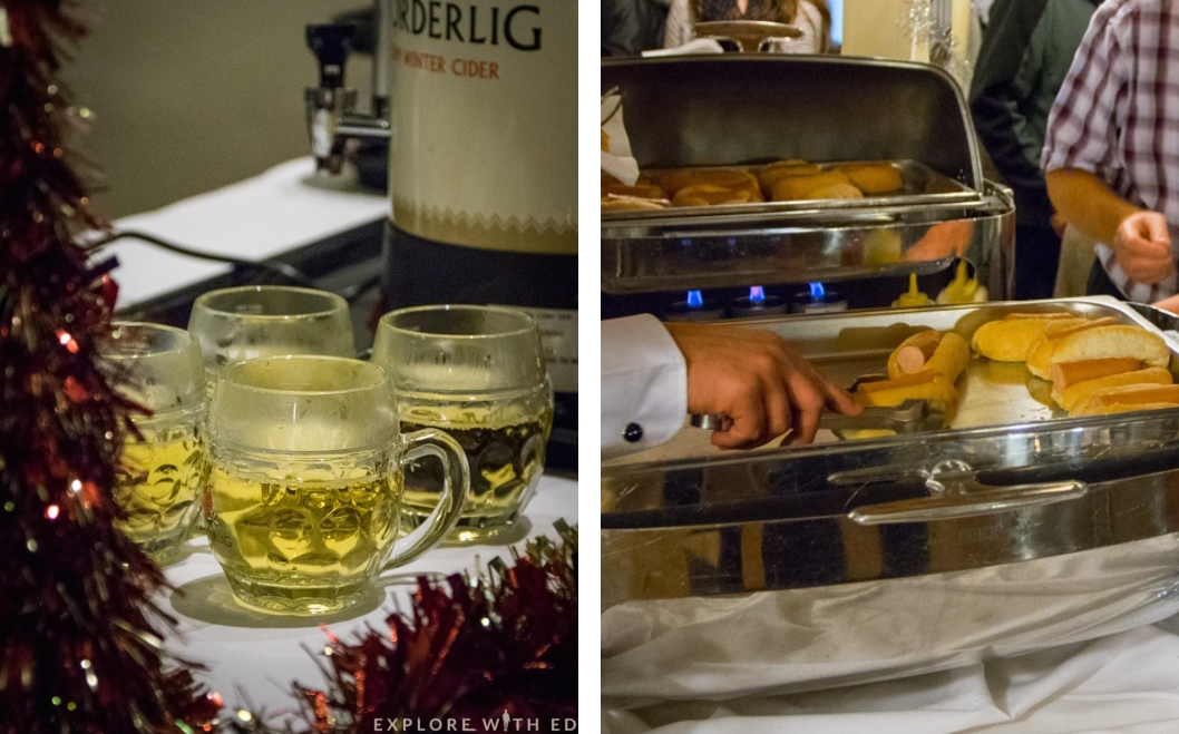 P&O Ventura Christmas Market, Cider, Hotdogs