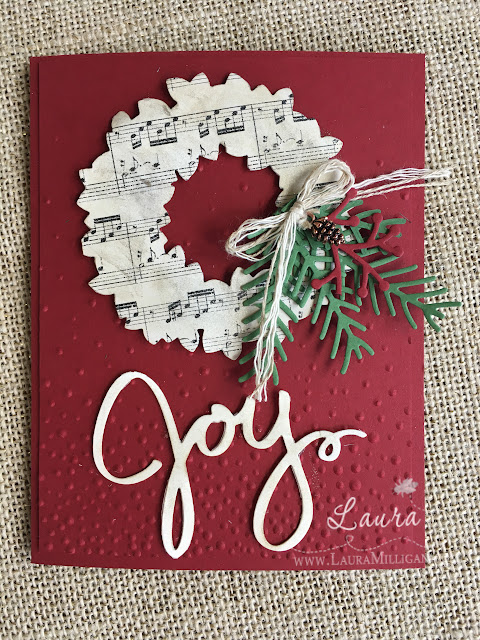 Joyful wreath by Laura Milligan