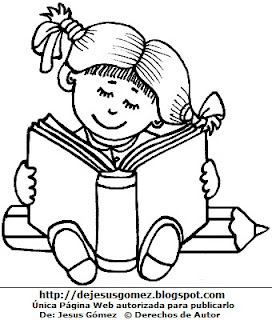 PÁGINA EDUCATIVA MADRE CREATIVA: DIBUJOS DE NIÑOS LEYENDO UN LIBRO PARA