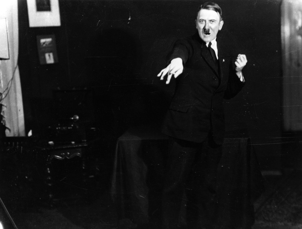 Hitler's shortest speech picture