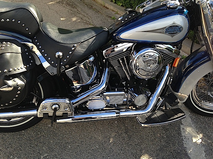 GalluzHead...... Be a Man ride a Pan HD Softail Heritage Evo for sale