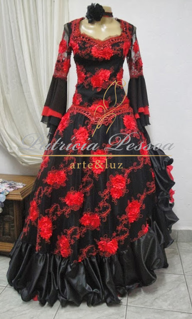 vestido cigana umbanda