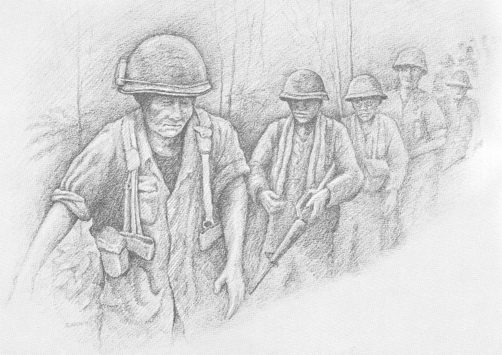 Vietnam Drawings: Various Sketches and Watercolors